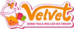 Velvet Boba Tea And Rolled Ice Cream